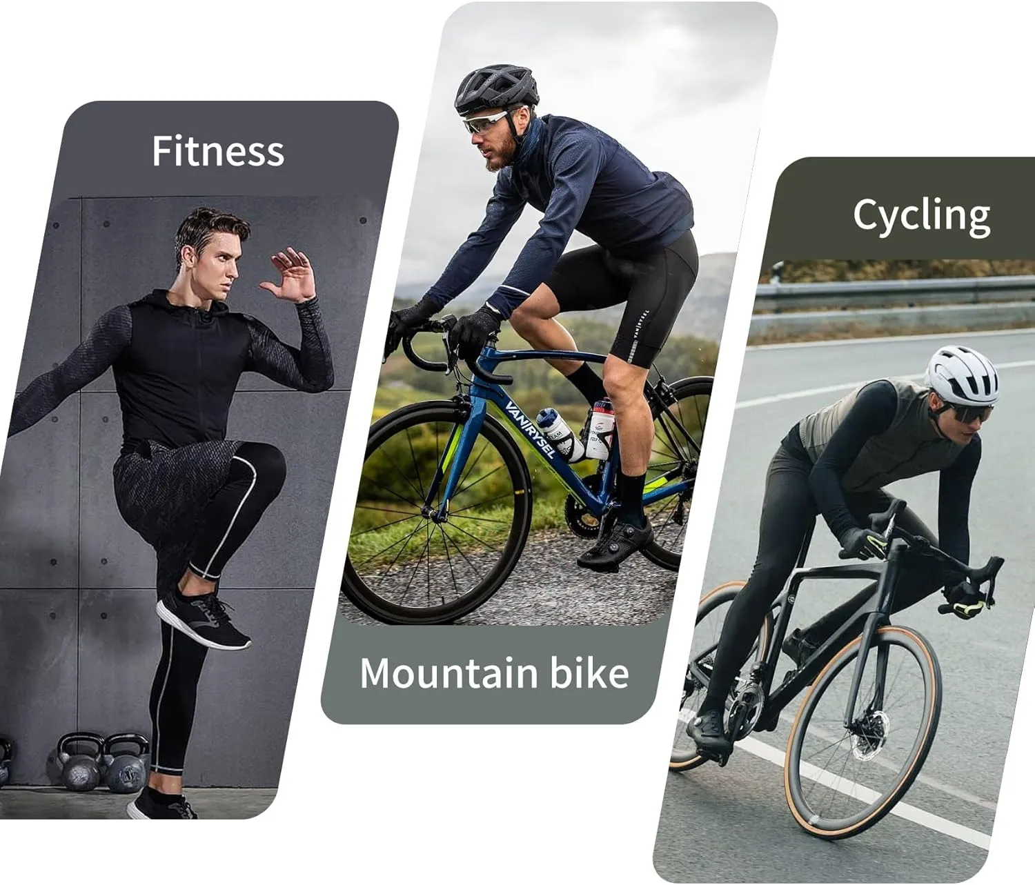 Santic Men's Cycling Jersey Winter Thermal Pro Long Sleeve Fleece Cycling Jacket with 3 Pockets