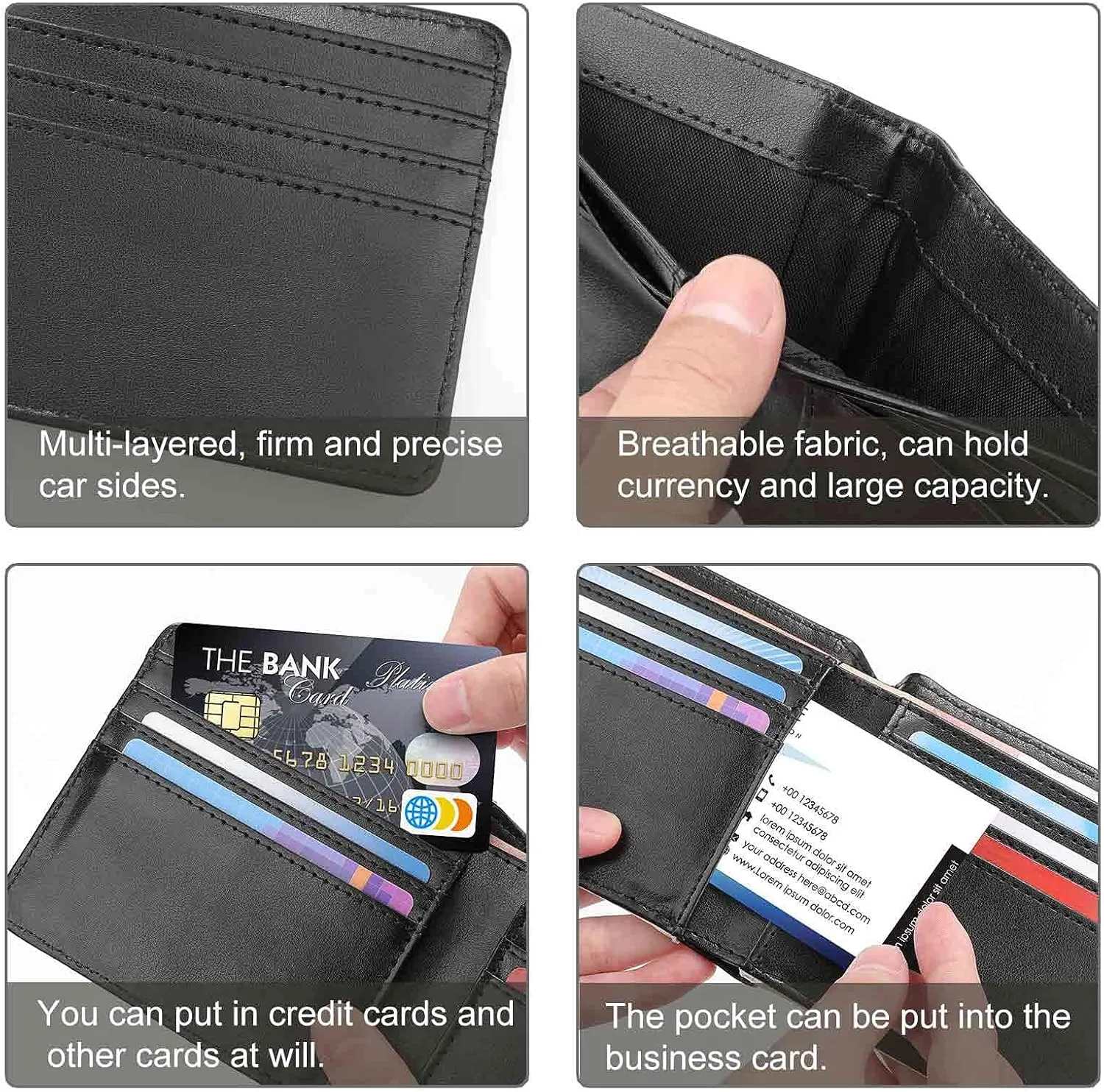Scottish Clan Wilson Tartan Plaid Single Sided Leather Wallet, Portable And Exquisite Wallet
