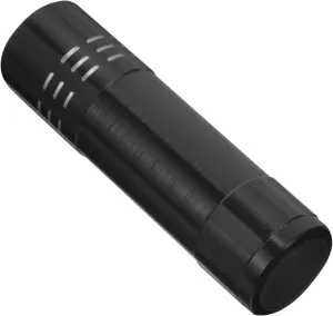 Secret Compartment Flashlight Hidden Safe for Jewelry Portable Money Hider Cash Storage Box Black