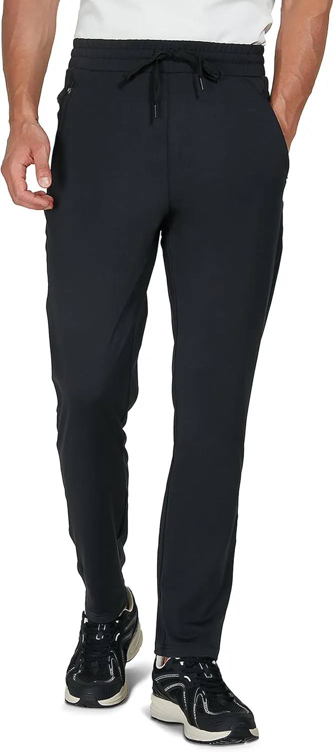 SEVEGO Men's 31"/33"/35"/37" Inseam Tall Sweatpants Zipper Pockets Joggers Athletic Workout Pants