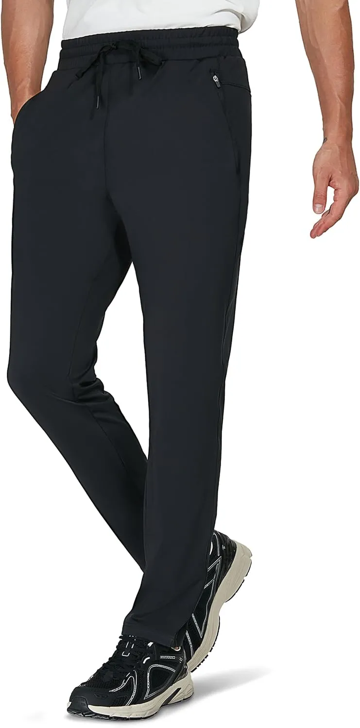 SEVEGO Men's 31"/33"/35"/37" Inseam Tall Sweatpants Zipper Pockets Joggers Athletic Workout Pants