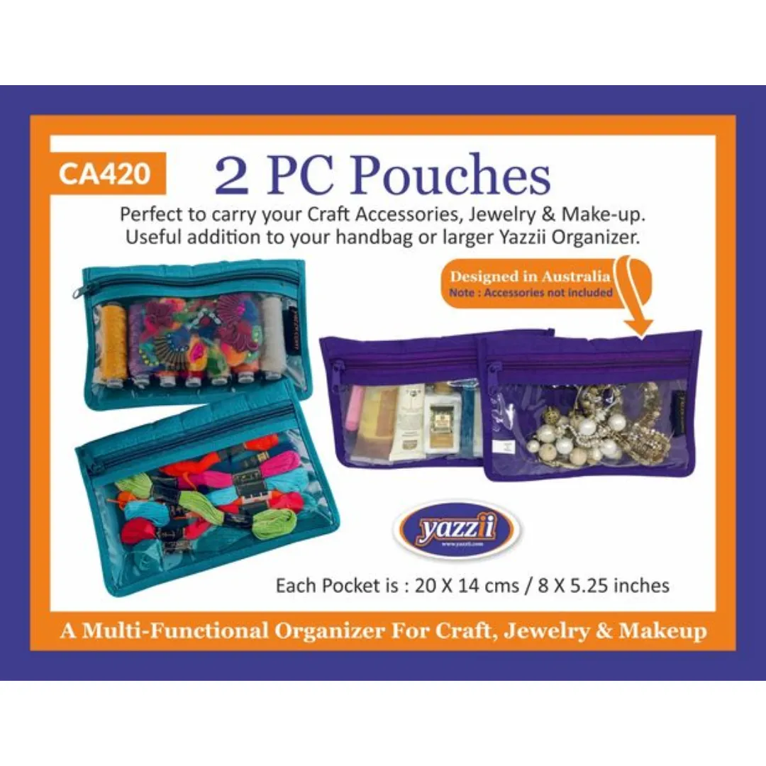 Sewing & Craft Notions Portable Pouch Set (2PC)