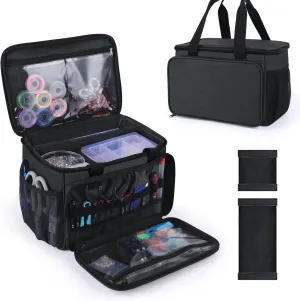 Sewing Basket Bead Organizers and Storage Adjustable Compartments Bead Storage Containers Diamond Painting Storage Jewelry Making Kits Organizer for Sewing Tools Diamond Art Accessories and Tools