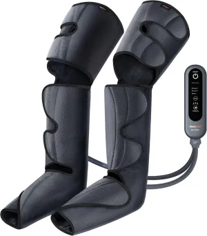 SHINE WELL Leg Compression Massager, Air Compression Massager for Circulation and Pain Relief, 3 Modes 3 Intensities 2 Extenders and Adjustable Wraps, Gift for Family or Friend