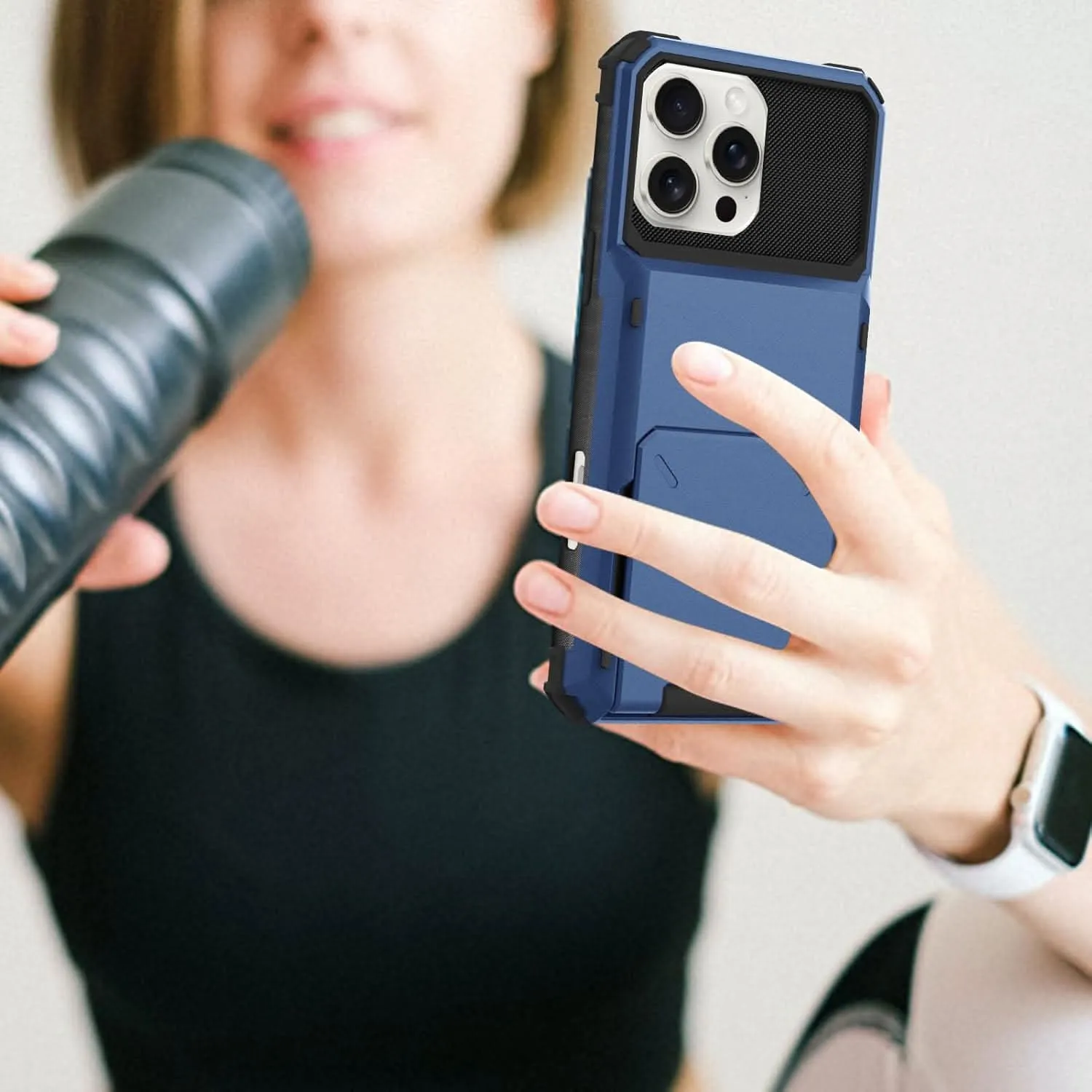 Shockproof iPhone Case With 4 Card Holder Slot