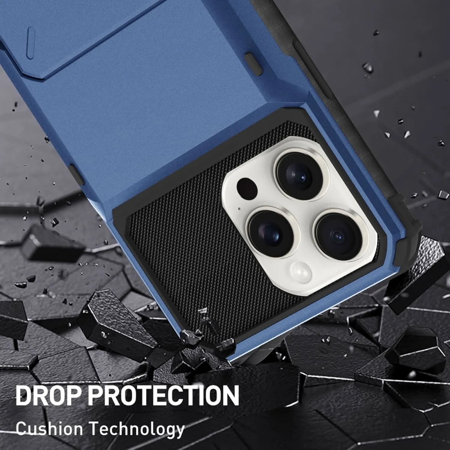 Shockproof iPhone Case With 4 Card Holder Slot