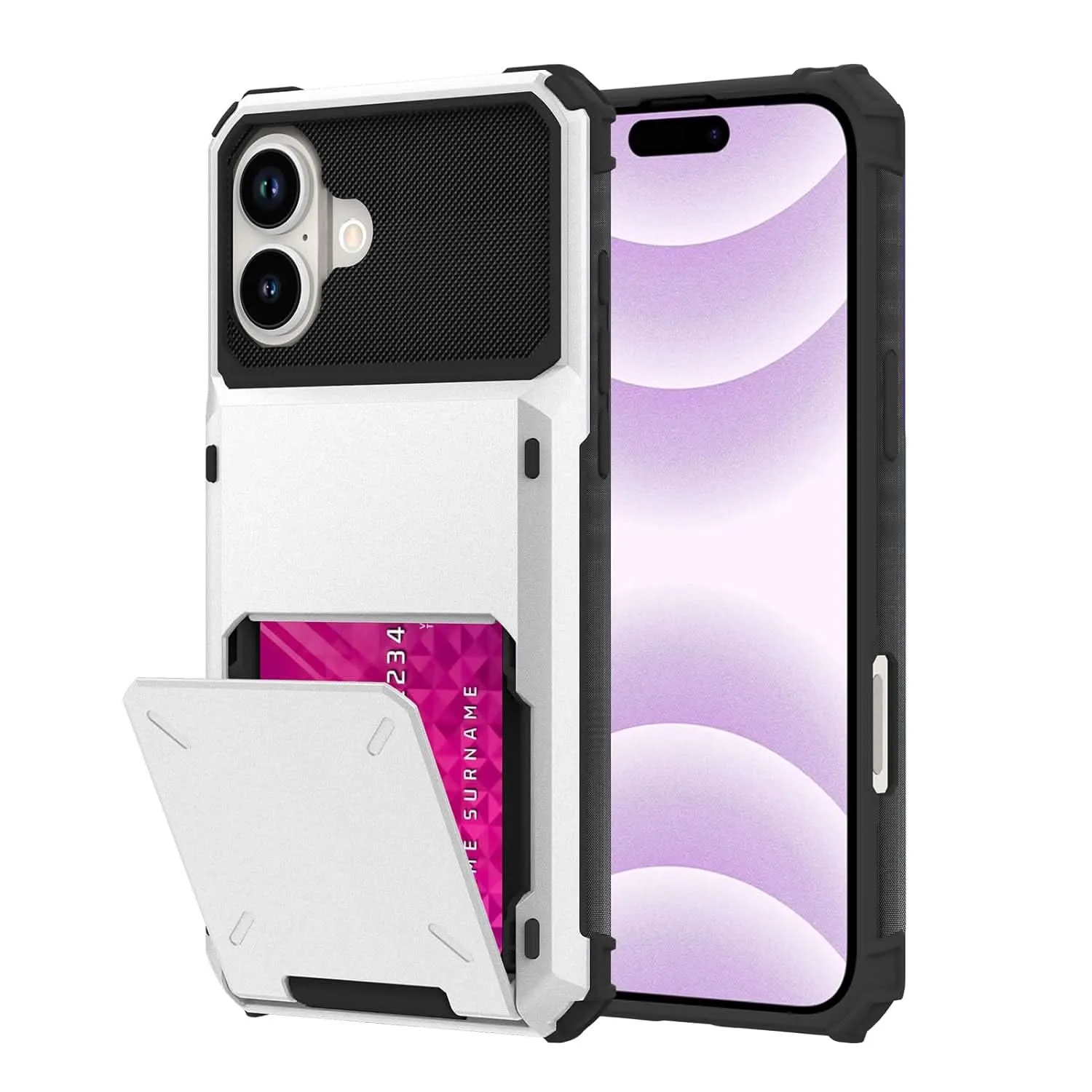 Shockproof iPhone Case With 4 Card Holder Slot