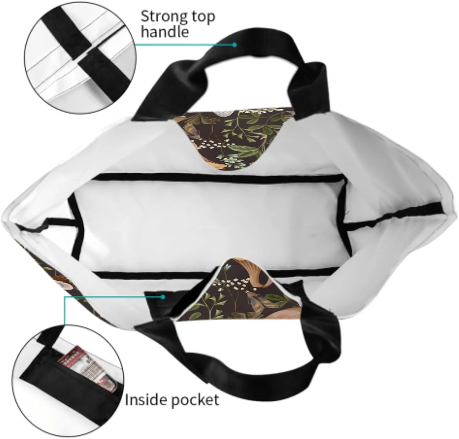 Shoulder Bag Large Reusable Eco-friendly Shopping Bags Portable Storage Handbag