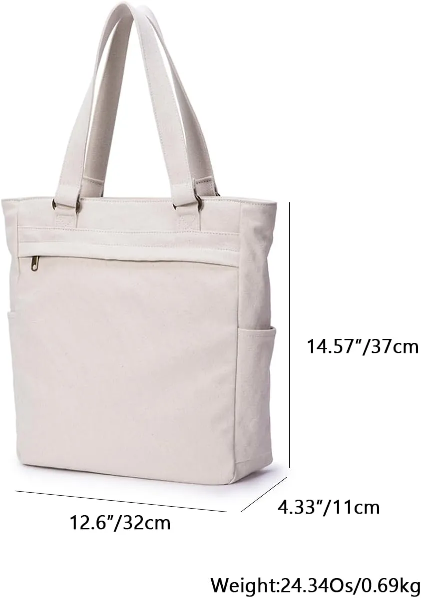 Shoulder Bag - Zip Top Tote Bag, Strong Water Resistance - Nylon Tote Bags for Women - Lightweight and Durable…