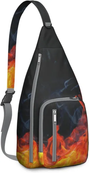 Shoulder Sling Crossbody Casual Chest Bag For Travel Sports Running,Backpack for Men & Women Lightweight Sports BagCrossbody Concealed Carry,Abstract Shoulder Bag Waterproof Chest Bag