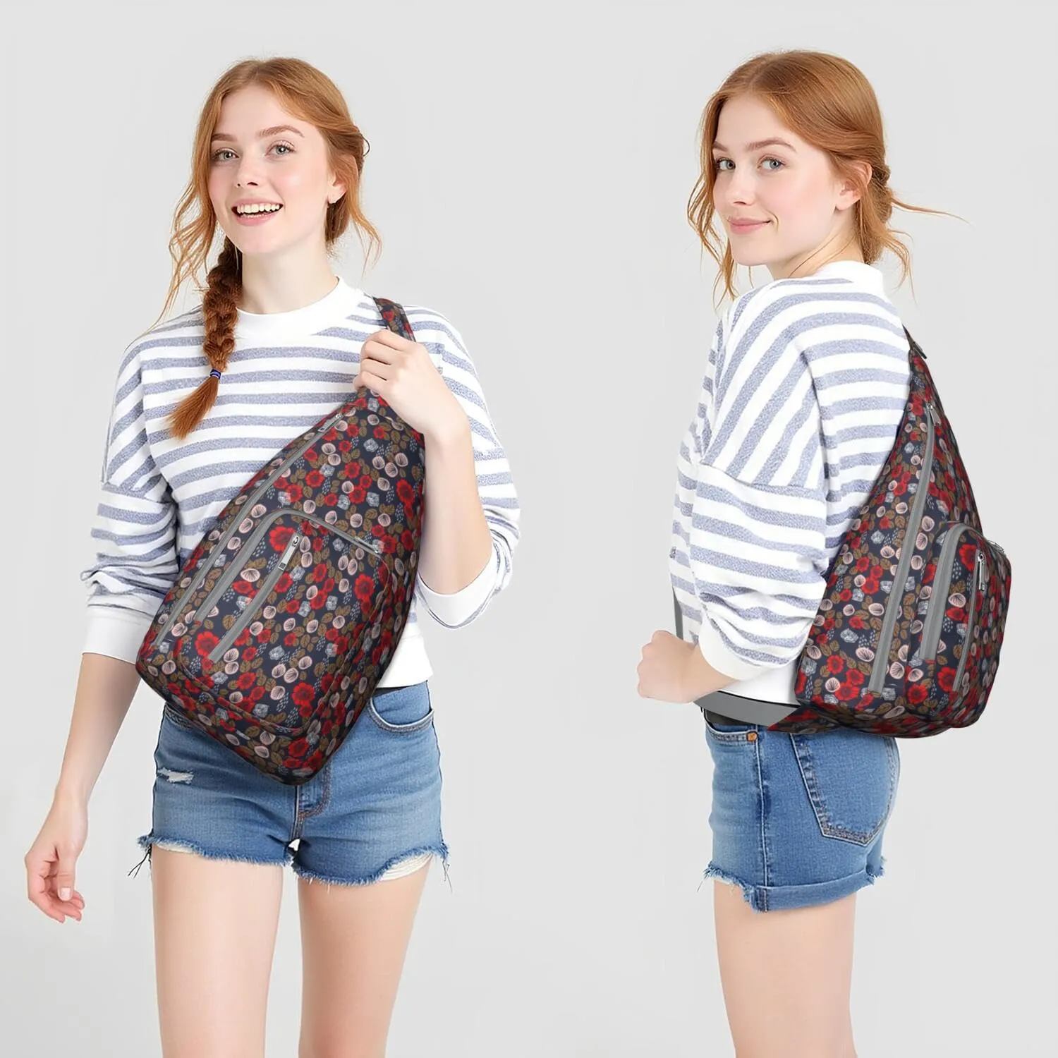 Shoulder Sling Crossbody Casual Chest Bag For Travel Sports Running,Backpack for Men & Women Lightweight Sports BagCrossbody Concealed Carry,Abstract Shoulder Bag Waterproof Chest Bag