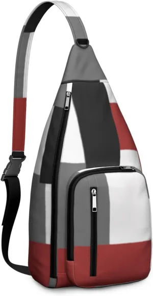 Shoulder Sling Crossbody Casual Chest Bag For Travel Sports Running,Backpack for Men & Women Lightweight Sports BagCrossbody Concealed Carry,Color Shoulder Bag Waterproof Chest Bag