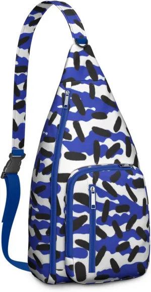 Shoulder Sling Crossbody Casual Chest Bag For Travel Sports Running,Backpack for Men & Women Lightweight Sports BagCrossbody Concealed Carry,Fashion Shoulder Bag Waterproof Chest Bag