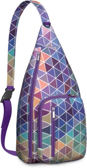 Shoulder Sling Crossbody Casual Chest Bag For Travel Sports Running,Backpack for Men & Women Lightweight Sports BagCrossbody Concealed Carry,Fashion Shoulder Bag Waterproof Chest Bag