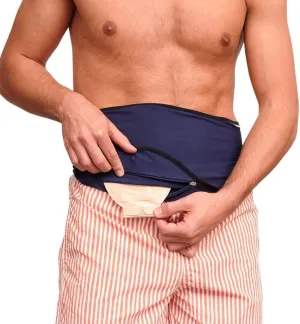 SIIL Ostomy Belt for Men & Women | FSA & FHA Approved | Premium Ostomy Bag Covers | Sports & Swimming | Colostomy Belts, Illeostomy Covers | Ostomy Wrap (Improved Zipper & Velcros) Made in EU