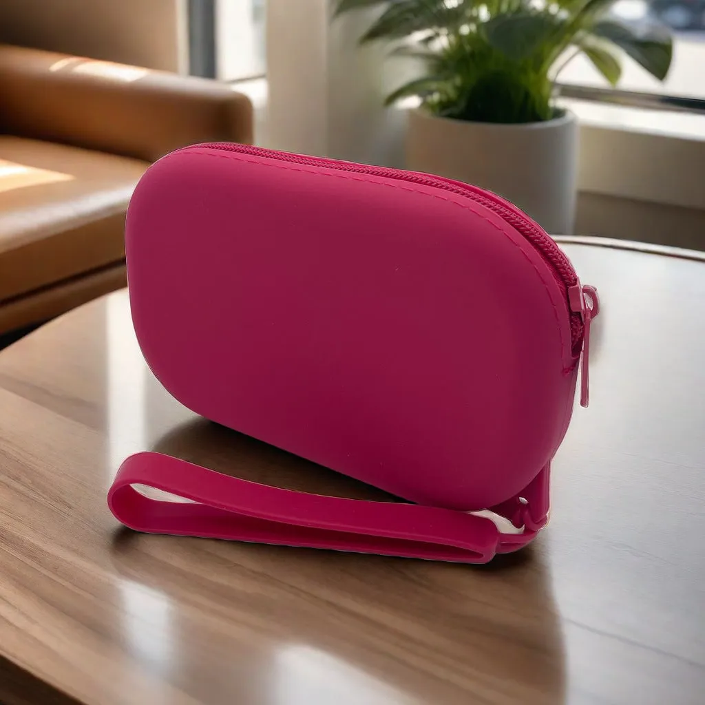 Silicone Object Storage Oval Bank Earphone Cosmetic Bags