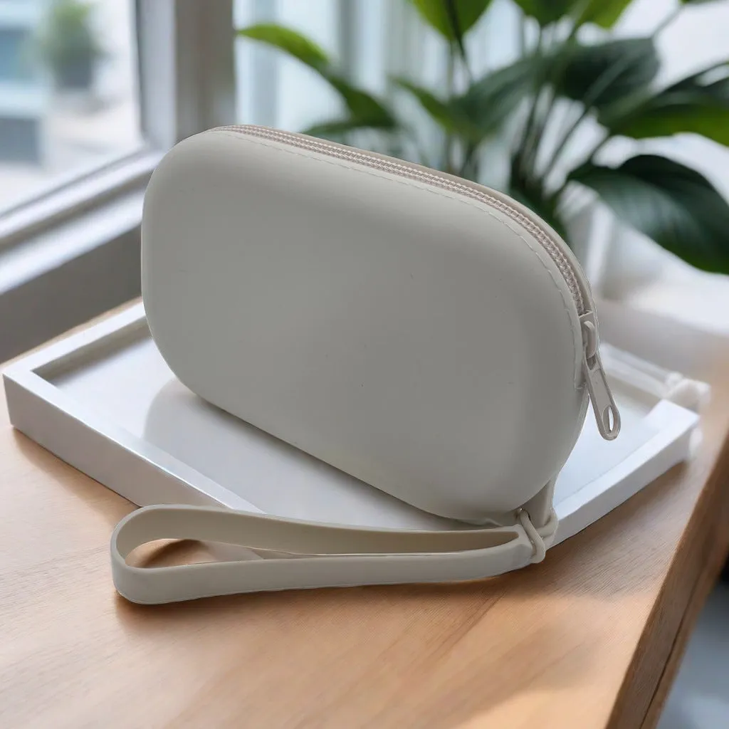 Silicone Object Storage Oval Bank Earphone Cosmetic Bags
