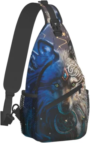 Sling Bag Crossbody Backpack Women Men Travel Chest Bag Casual Outdoor Sports Running Hiking