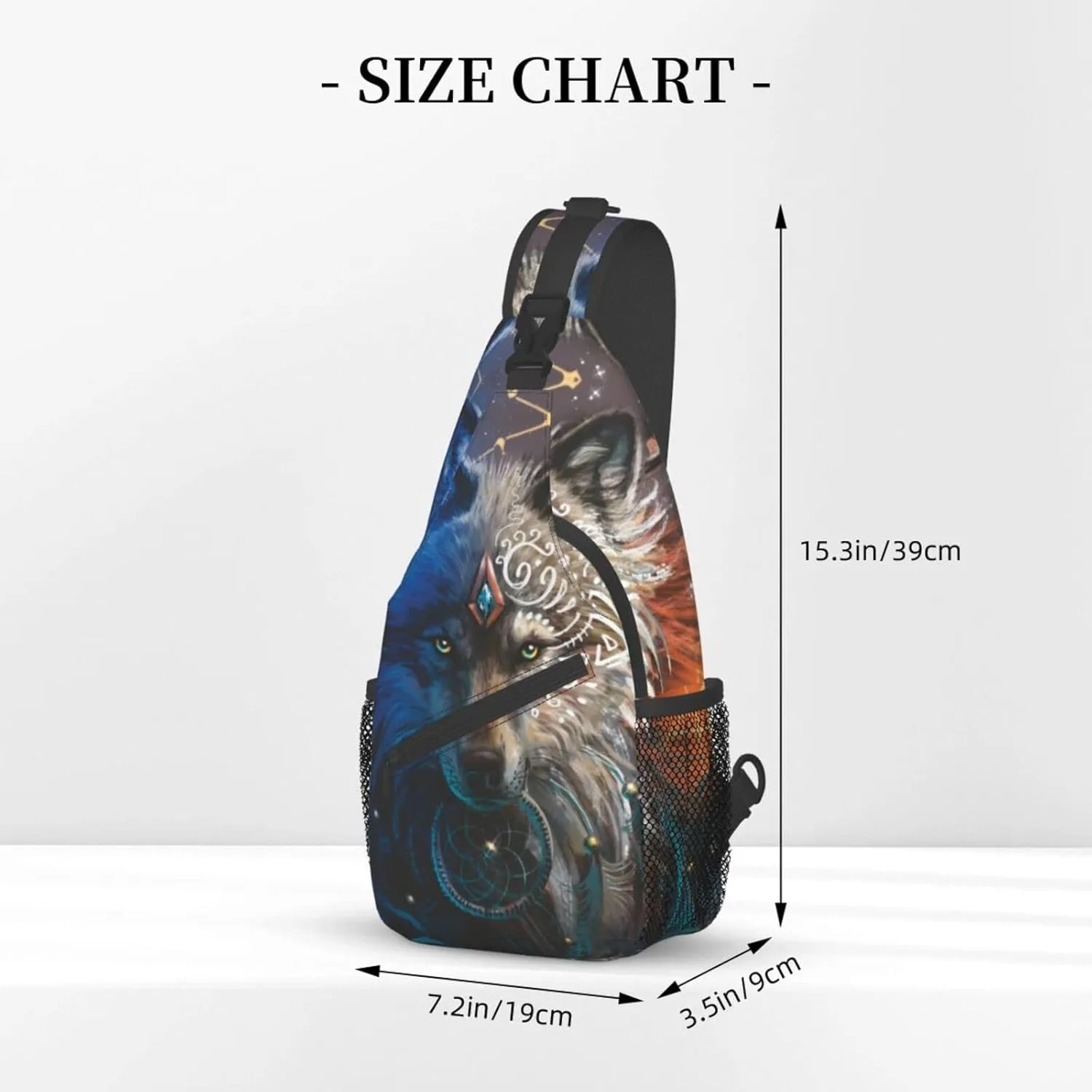 Sling Bag Crossbody Backpack Women Men Travel Chest Bag Casual Outdoor Sports Running Hiking