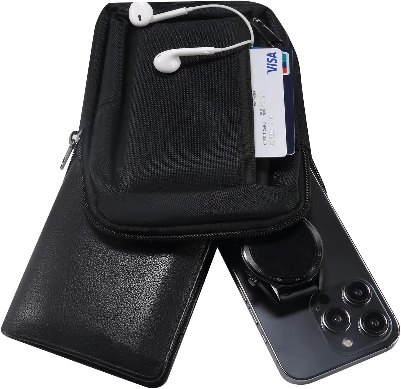 Sling Bag Crossbody, Waterproof Chest Bag for Men and Women, Crossbody Wallet Shoulder Bag for Outdoor