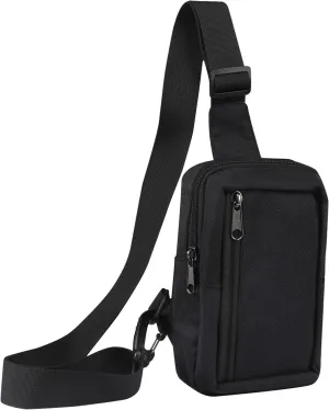 Sling Bag Crossbody, Waterproof Chest Bag for Men and Women, Crossbody Wallet Shoulder Bag for Outdoor