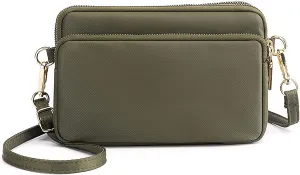 Small Crossbody Bag for Women Lightweight Shoulder Handbag Wallet Purse Ladies Nylon Cell Phone Bags With Zip
