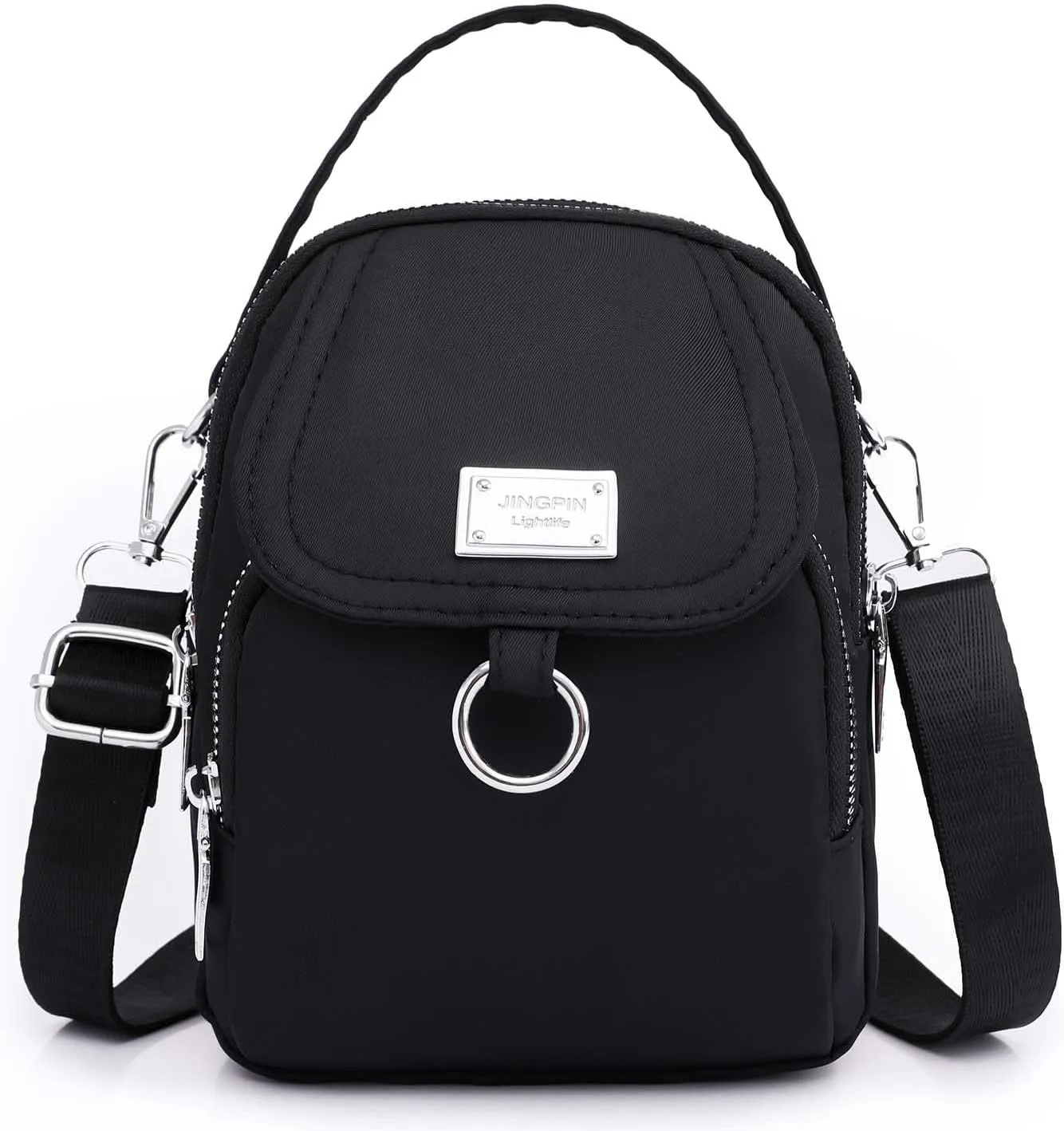 Small Crossbody Purse for Women, Nylon Crossbody Wallet Phone Bag Shoulder Strap Wallet Pouch, Mini Cell Phone Purse