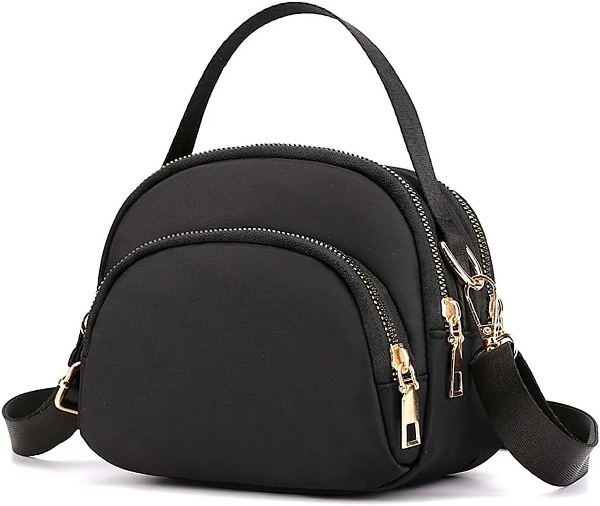 Small Crossbody Purse for Women, Nylon Crossbody Wallet Phone Bag Shoulder Strap Wallet Pouch, Mini Cell Phone Purse