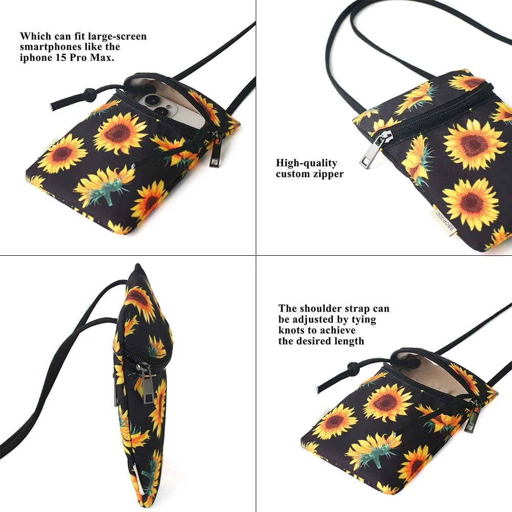 Small Crossbody Women Cell Phone Purse Wallet Bag With Shoulder Strap