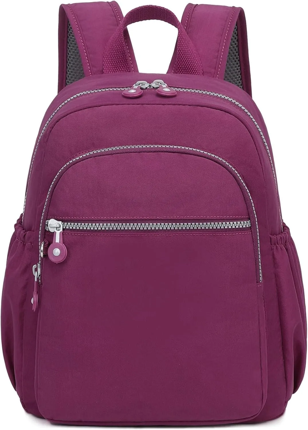 Small Nylon Backpack Mini Casual Daypack Lightweight Backpack for Women (PURPLE)