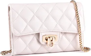 Small Quilted Crossbody Bag for Women - Phone Purse with Card Slots,Trendy Shoulder Bag for Portable