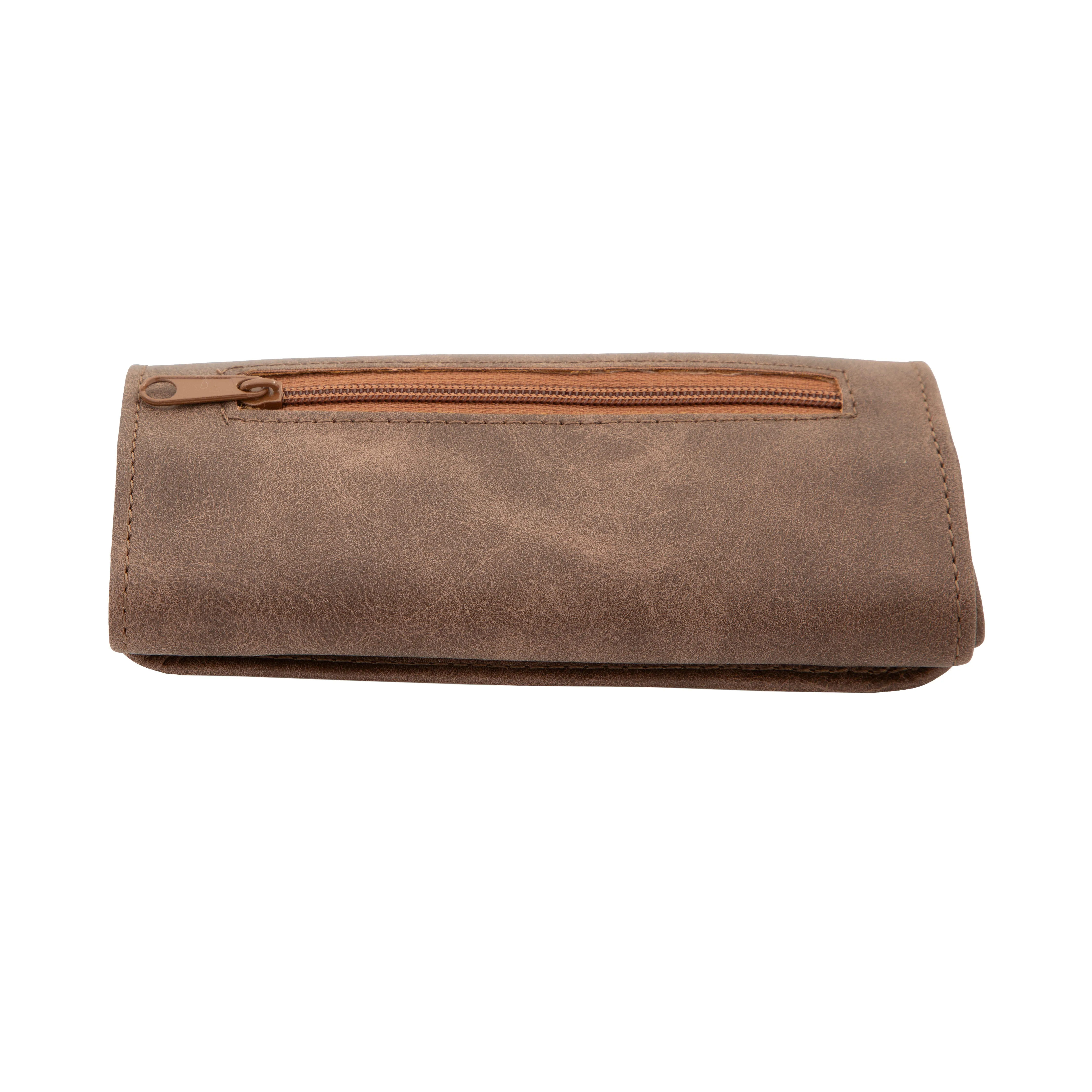 Soft Faux Leather Tobacco Pouch (Brown)