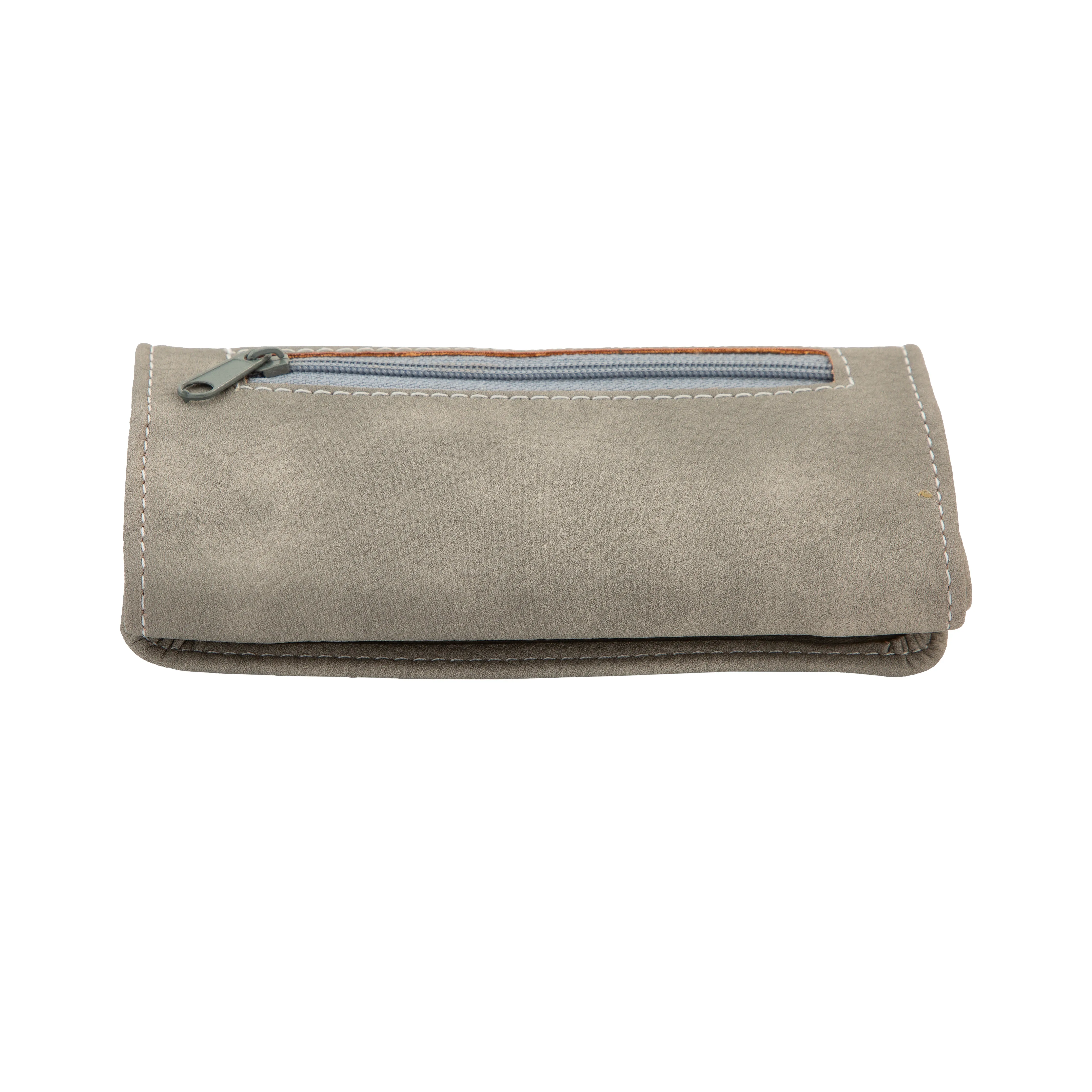 Soft Faux Leather Tobacco Pouch (Grey)