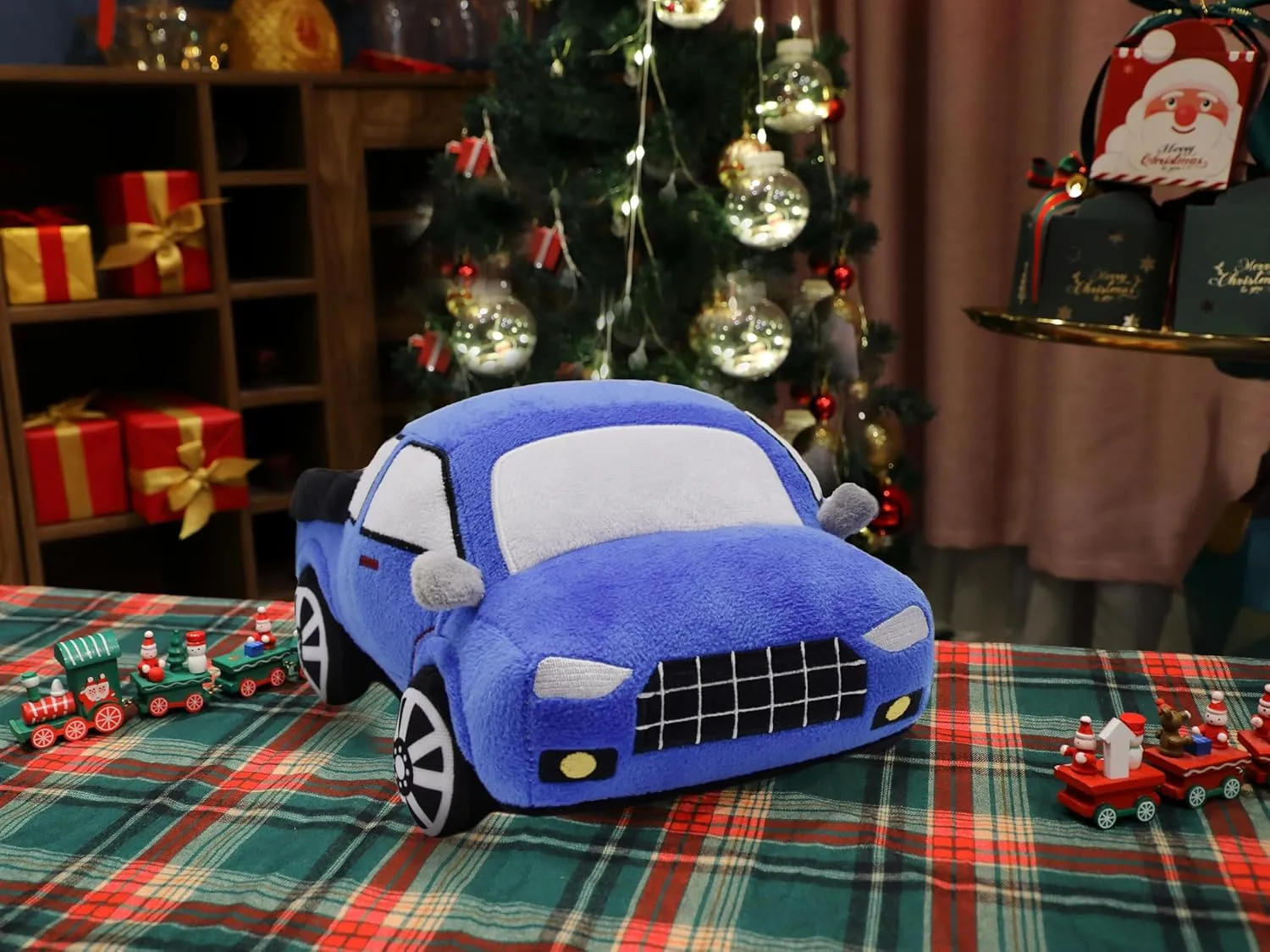 Soft Pickup Truck Stuffed Car Toy Super Cute Plush Little Trucks Excellent Gifts for Kids or Birthday Party 12 Inches