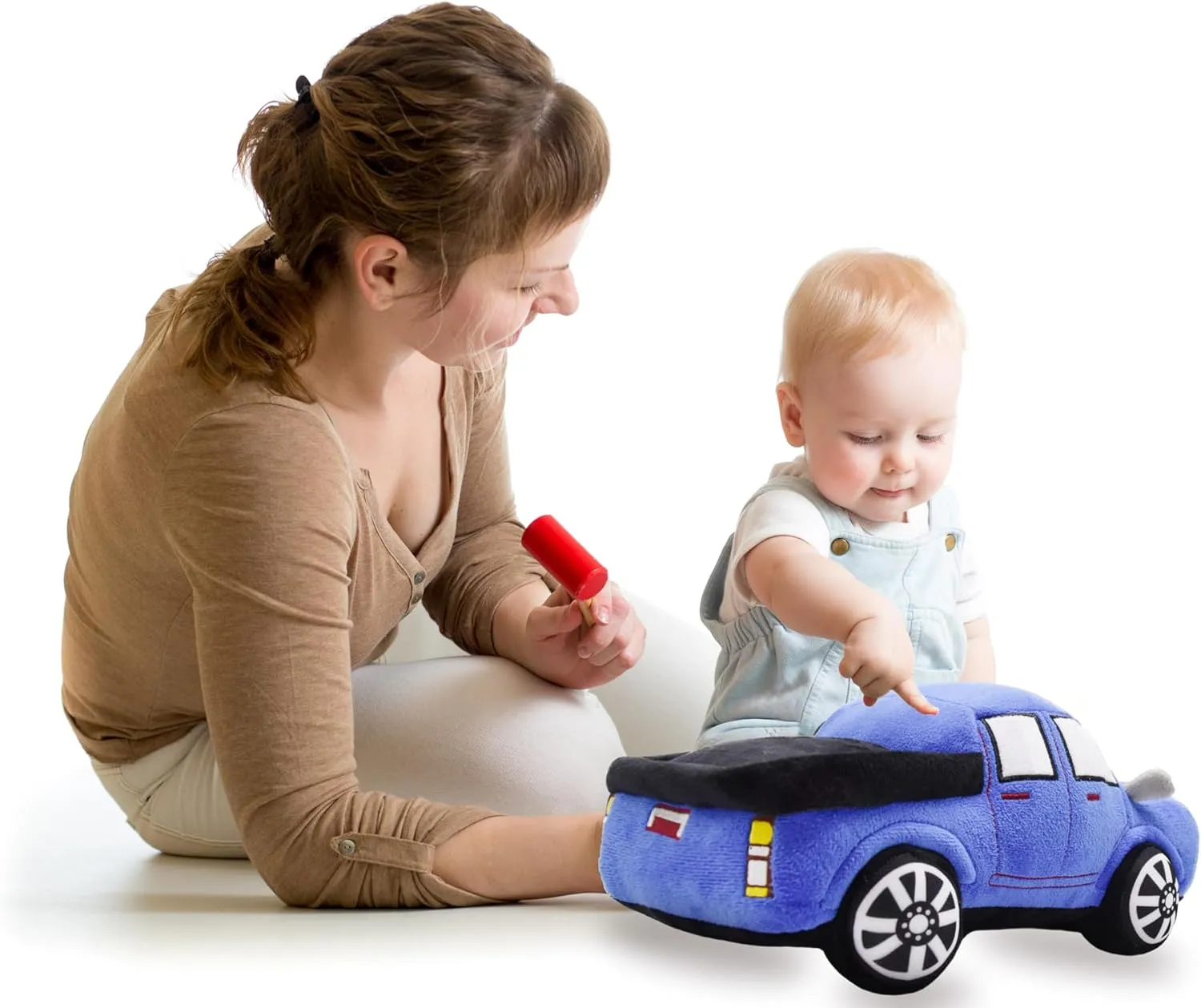 Soft Pickup Truck Stuffed Car Toy Super Cute Plush Little Trucks Excellent Gifts for Kids or Birthday Party 12 Inches