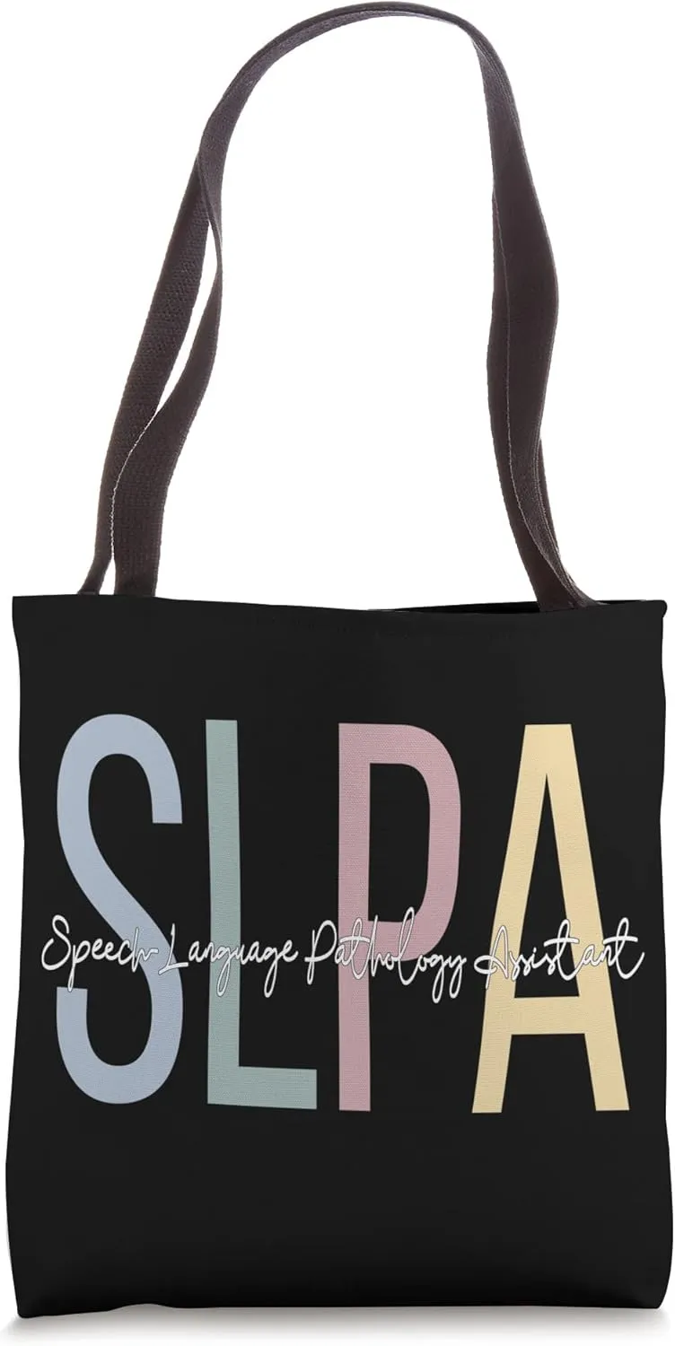 Speech-Language Pathology Assistant Boho SLPA Tote Bag