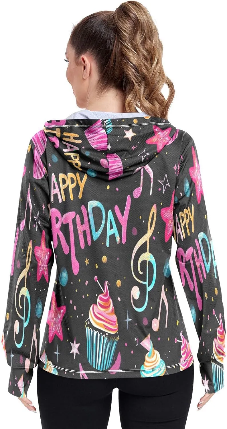 Spf Hoodie Upf 50 , Long Sleeve Top, Long Sleeve Zip up Hoodie, Hiking Shirt Women