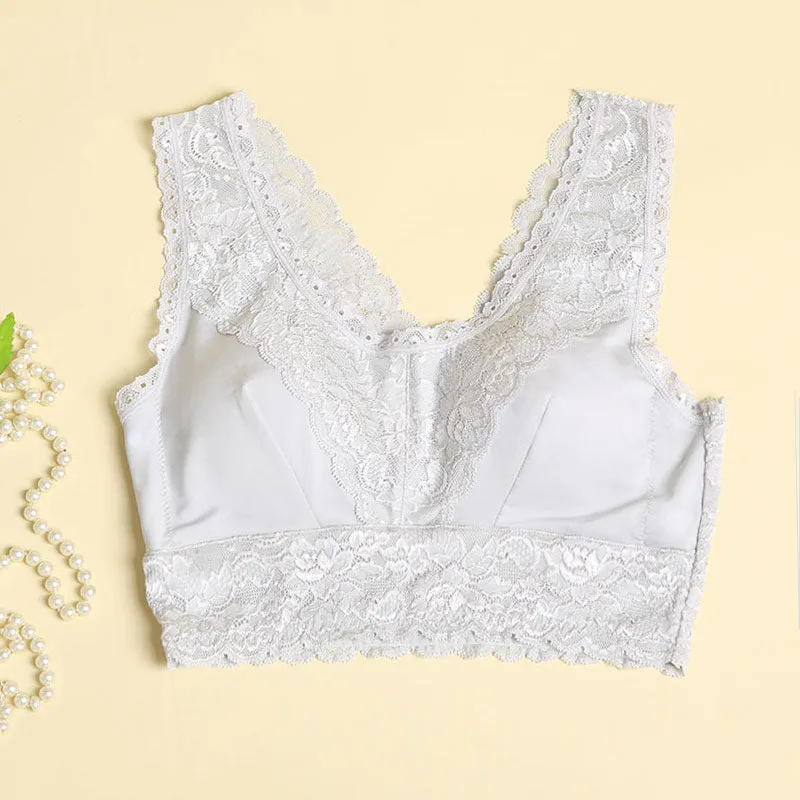 Sports Lace Breathable Silk Bra