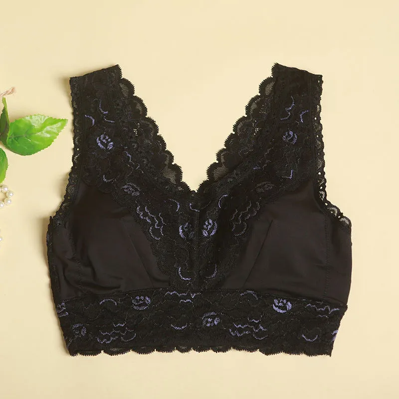 Sports Lace Breathable Silk Bra