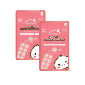 Spot Bean Homemedicare Acne Korean Pimple Spot Healing Patch Absoring Hydrocolloid Acne Pimple Patch SPF46 (96 Patches)
