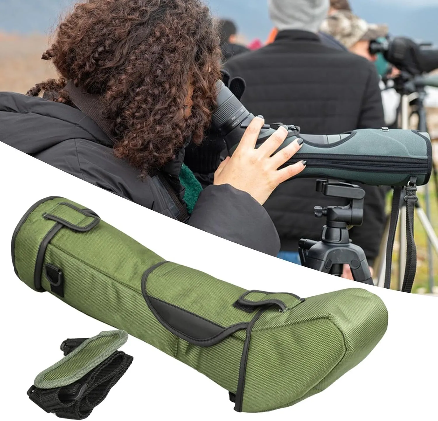 Spotting Scope Case | Multifunctional Bag for Spotting Scope, Portable Storage with Shock-Absorbing Design, Protective Telescope Accessories Bag for Safe Transport and Storage