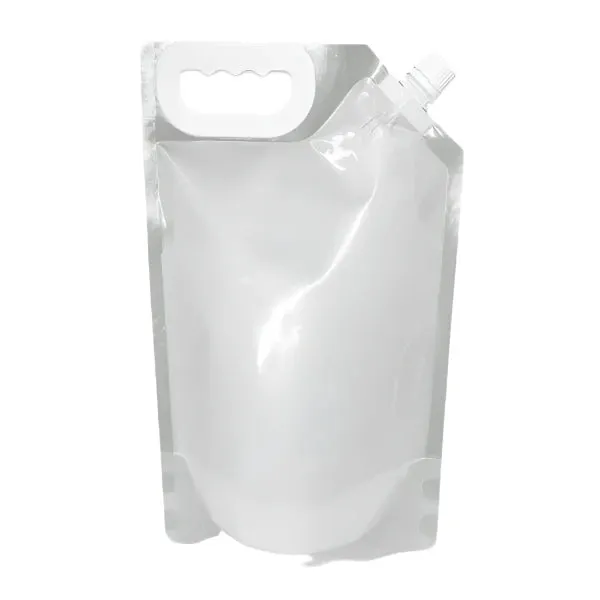 Spout Pouch with Cap - Complete Unit, Available in Clear, Black, Silver