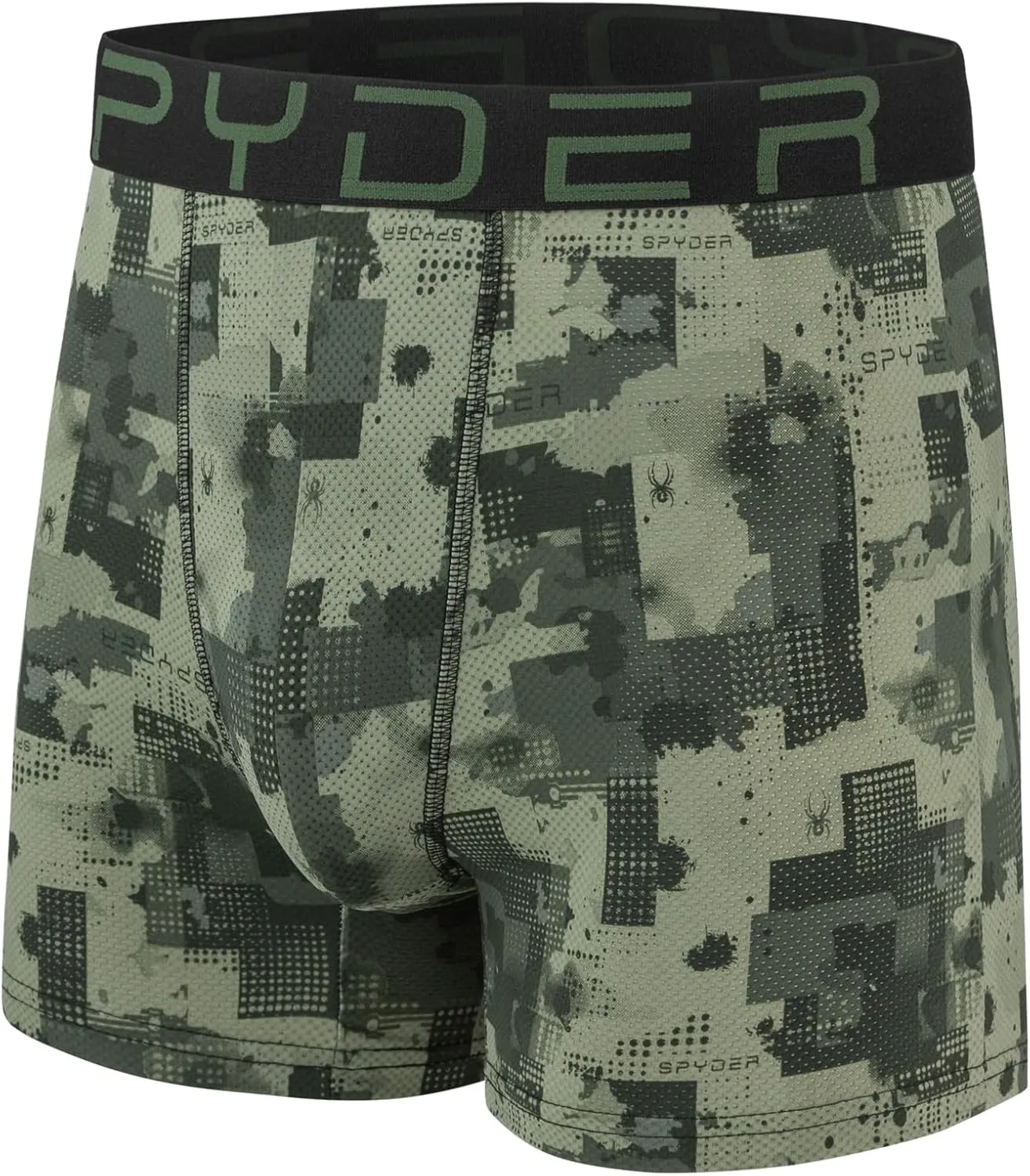 Spyder Mens Boxer Briefs Performance Nylon Mesh Sports Underwear