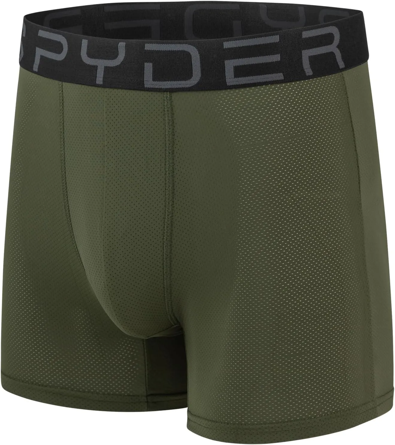Spyder Mens Boxer Briefs Performance Nylon Mesh Sports Underwear