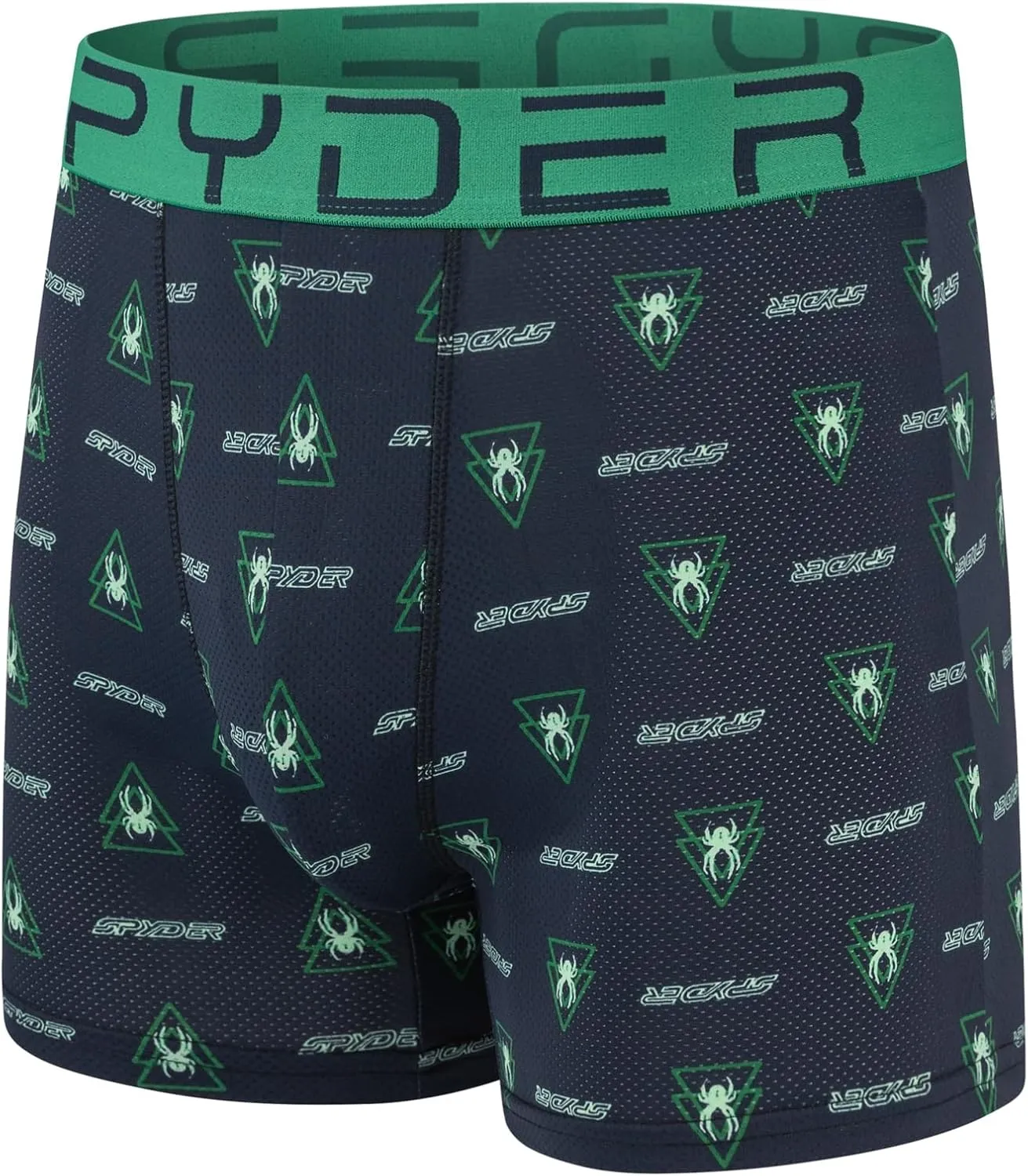 Spyder Mens Boxer Briefs Performance Nylon Mesh Sports Underwear