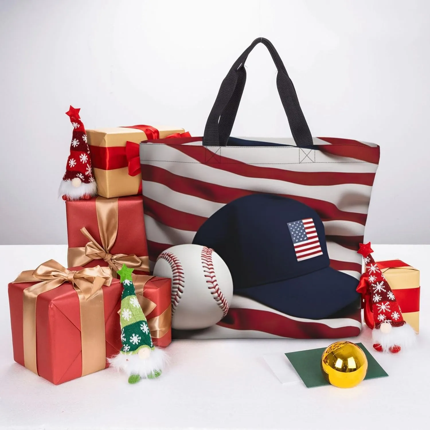 SSIMOO Colored Stripes Vertical Stylish Zipper Shopping Bags,Shoulder Bag,The Perfect Blend Of Style And Convenience
