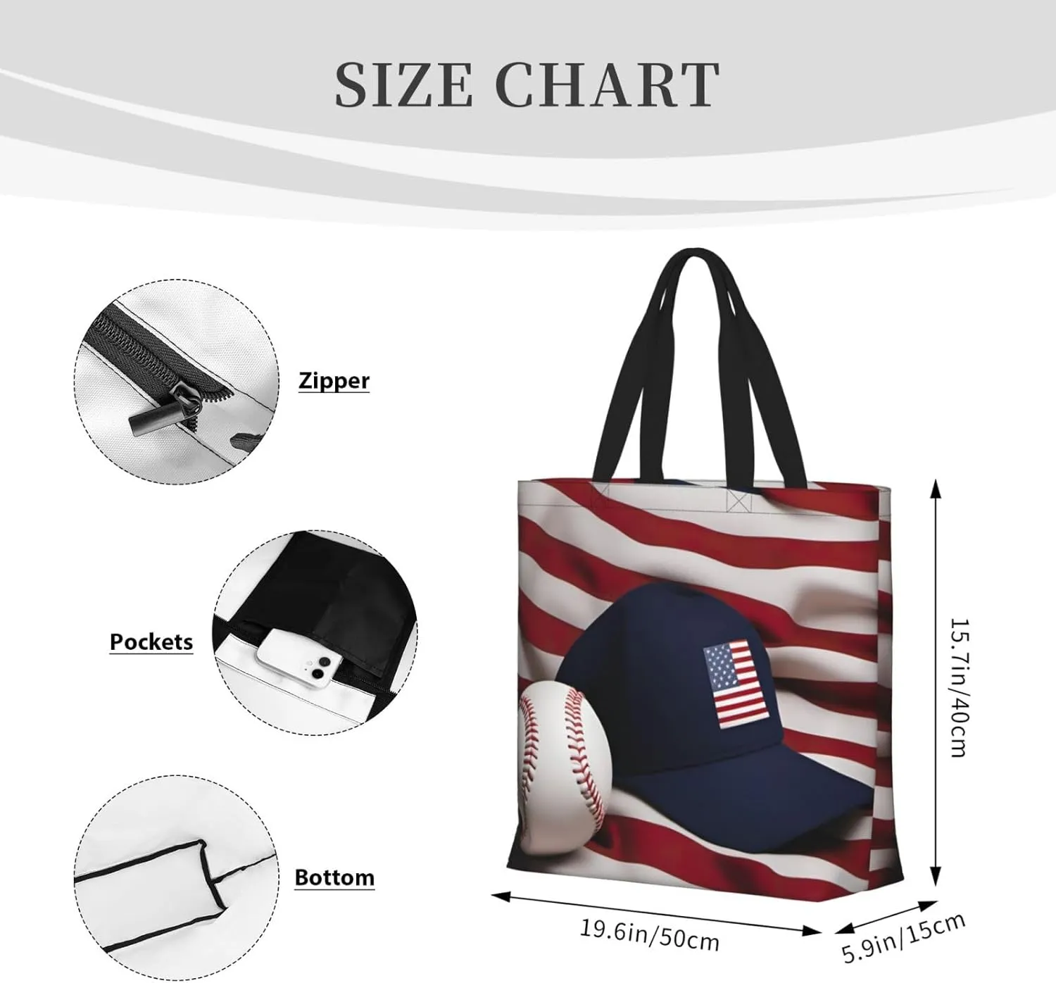 SSIMOO Colored Stripes Vertical Stylish Zipper Shopping Bags,Shoulder Bag,The Perfect Blend Of Style And Convenience