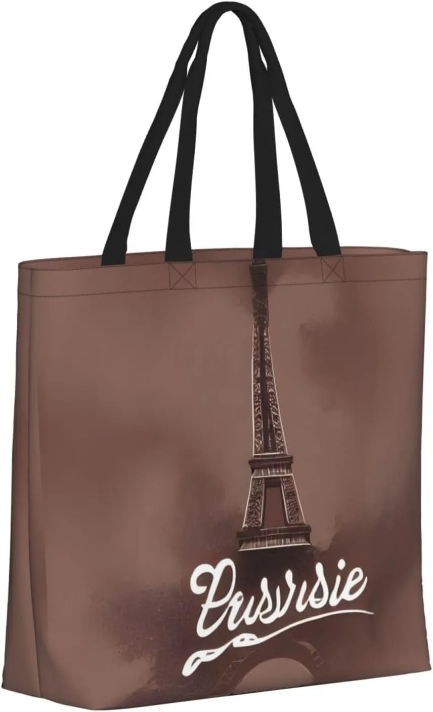 SSIMOO White Daisy Stylish Zipper Shopping Bags,Shoulder Bag,The Perfect Blend Of Style And Convenience