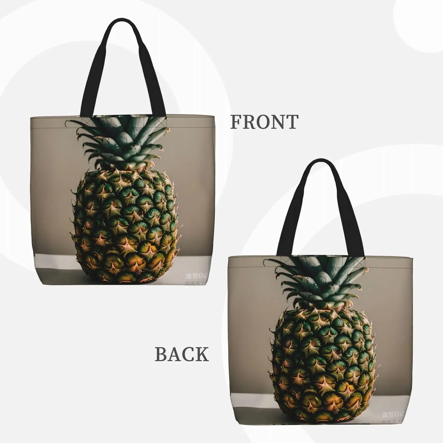 SSIMOO White Daisy Stylish Zipper Shopping Bags,Shoulder Bag,The Perfect Blend Of Style And Convenience