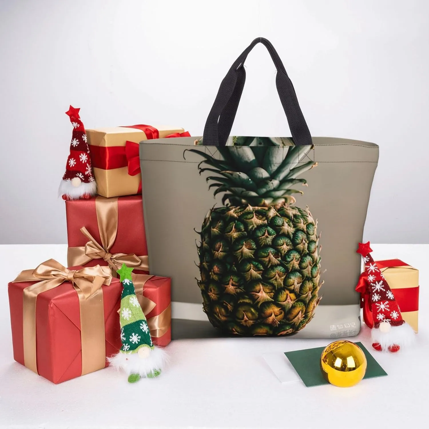 SSIMOO White Daisy Stylish Zipper Shopping Bags,Shoulder Bag,The Perfect Blend Of Style And Convenience